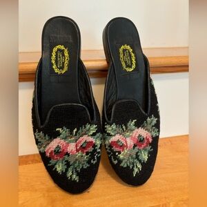 Larkspur Needlepoint slide